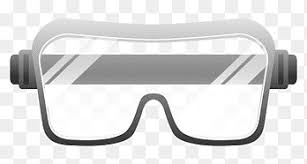 The diagram of laboratary goggle. Cartoon Safety Goggles Png Images Pngegg