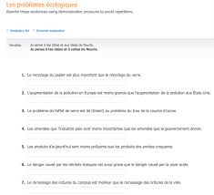 Conduire rapidement aux forêts autour de la ville polyédrique. Solved Les Problemes Cologiques Rewrite These Sentences Using Demonstrative Pronouns To Avoid Repetitions R Vocabulary List R Grammar Explanation Course Hero