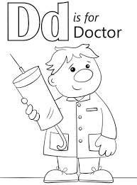 Some consider gum to be candy. Doctor Letter D Coloring Page Free Printable Coloring Pages For Kids