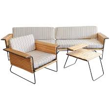 Rattan And Wrought Iron Seating Ensemble By Ritts Co Los Angeles Circa 1955 From A Unique Collection Of Antique And Modern Chairs At Https Www 1 Koltuklar