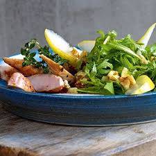 Gebratenes Kaninchenfilet Mit Birnensalat Rezept Fleisch Gerichte Braten Lebensmittel Essen