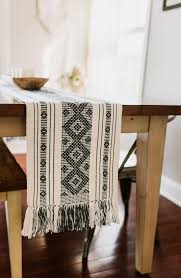 Mexican Table Runner Country Blue Neutral Beach Wedding Boho Etsy In 2020 Handmade Table Runner Country Blue Mexican Table Runner