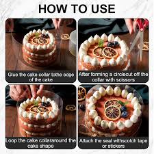 Rhodoid Patisserie,Rouleaux Rodoide,Transparent Patisserie Film  Bordure,Rouleaux Colliers à Gâteau,Film Protecteur pour Bordures Gâteaux,Acetate  Film,Ruban Gâteau (2 Volume（10cmx 5m+15cmx 5m)) : Amazon.com.be: Cuisine et  maison