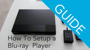 how to set up a sony blu ray disc dvd player