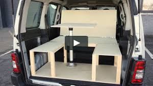Removable Folding Camper Van Conversion Module From 399 Available For Citroen Berlingo Fiat Doblo Peugeot Partne Folding Campers Camper Van Renault Kangoo