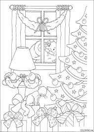 This digital coloring book offers an immersive experience that allows you to create beautiful art while enjoying calming music. Coloring Page Christmas Santa Claus Looking Behind Windows Coloring Me Christmas Coloring Pages Christmas Colors Christmas Coloring Sheets