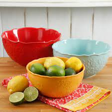 Shop with afterpay on eligible items. The Pioneer Woman Floral Bursts Serving Bowl Set Set Of 3 Walmart Com Walmart Com