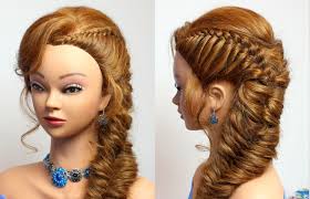 Braided Hairstyle For Party Everyday Medium Long Hair Tutorial Long Hair Tutorial Long Hair Video Elegant Braided Hairstyle