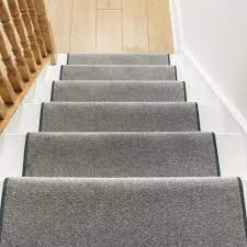 Festival L Gray Plain Stair Runners Carpet Stairs Grey Stair Carpet Stair Runner
