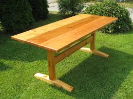 These specially made tables have attached benches, and you can customize your redwood table to fit your space, design, and price. Handmade Picnic Table By J R Signature Creations Custommade Com