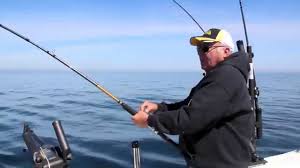 Trout And Salmon Fishing With Off Shore Tackles Magnum Tadpole Diver And Copper Line