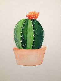 Next in the list of easy watercolor painting ideas is cactus. Cacti Succulent Watercolor Painting Succulent Art Cactus Drawing Watercolor Painting Etsy