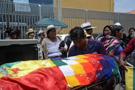 Resultado de imagen de muertos bolivia"
