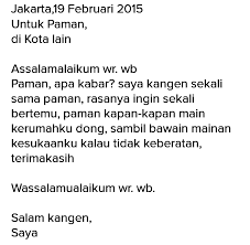 8 Contoh Surat Pribadi Untuk Kakak Adek Sepupu