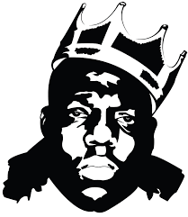 Black And White Stencil Biggie Smalls Black And White Biggie Smalls Art Biggie Smalls Biggie Smalls Painting