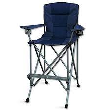 rms outdoors extra tall folding chair bar height director chair for camping home patio and sports portable and collapsible with footrest and carrying bag folding chair directors chair outdoor folding chairs