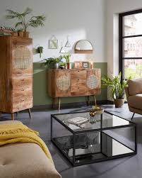 Crafted of steel & glass fully assembled. Blackhill Black Square Coffee Table 80 X 80 Cm Kave Home