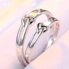E Plating Bronze Wedding Rings Couple Ring Design Couple Wedding Rings Engagement Rings Couple