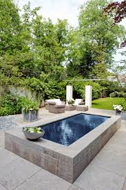 Privatgarten Dusseldorf Wasserbecken Garten Privatgarten Garten