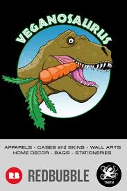 Vegan Dinosaur Vegan Design Vegan Humor Vegan Tshirt