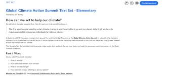 Unable to save at this time. Newsela On Twitter Expert Teacher And Newsela User Curiosity Films Is Attending This Month S Global Climate Action Summit And Created This Text Set To Help Elementary Educators Bring Conversations About These Issues Into