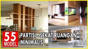 Rumah minimalis, umumnya memiliki sekat yang tidak permanen untuk membatasi satu ruangan dengan ruangan lain. 55 Desain Sekat Partisi Ruangan Minimalis Dan Rak Tv Terbaru Nan Elegan Youtube