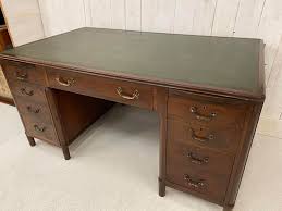 Reference desk copiers starbuck's coffee. Large Antique Edwardian Style Library Desk For Sale At Pamono