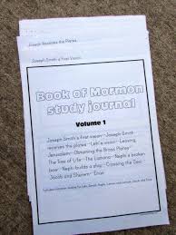 Book Of Mormon Study Guide For Kids Volume 1 Kids Journal Book Of Mormon Scripture Study Lds