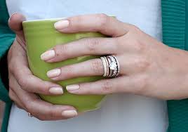 Engagement Rings Stacked Wedding Rings Stackable Wedding Bands Vintage Engagement Rings Unique