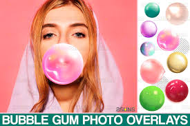 Vol 8 paper food box packaging mockup collection by inc design studio free mockups | psd template | design assets yellow images. 100 Blowing Bubble Gum Photo Overlays Graphic By 2suns Creative Fabrica