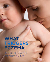 What are some possible causes and treatments for eczema in a 14-month-old  child?