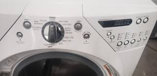 Find the lock / unlock control button in the duets panel. Used Washing Machine Whirlpool Duet Wfw9450ww00 Max Used Appliances