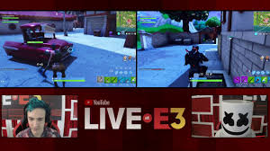 It's you vs 99 other people on the map, and whoever makes it to the end, wins. Ninja And Marshmello Play Fortnite At The Youtube Live At E3 Studio Part 1 Youtube