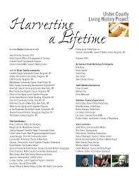 Ulster County Living History Project