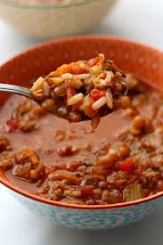 Slow Cooker Sausage Lentil Rice Soup 365 Days Of Slow Cooking And Pressure Cooking Recipe Slow Cooker Soup Soup Recipes Slow Cooker Rice Soup