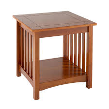 With A Lower Storage Shelf Our Versatile End Table Is Equally At Home Next To Your Sofa Bed Mission Style Furniture Wood End Tables Mission Style End Tables