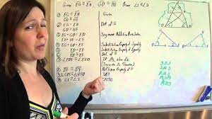 Geometry Proof Overlapping Triangles Congruent Cpctc And Segment Addition Property Geometry Proofs Segmentation Pythagorean Theorem