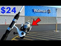 Fishing W Cheapest Rod Reel Combo At Walmart Surprising Youtube
