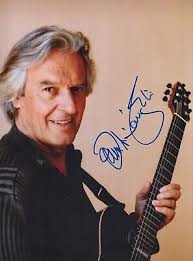 JOHN McLAUGHLIN Guitar legend VERY RARE AMAZING IN PERSON SIGNED WITH PROOF  COA