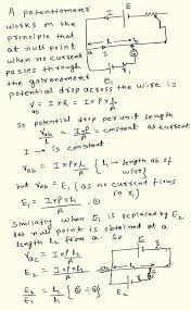 State The Working Principle Of A Potentiometer Draw A Circuit Diagram To Compare The Emf Of Two Primary Cells Physics Current Electricity 13029713 Meritnation Com
