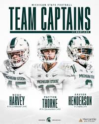 When it comes to science, there are four basic states of matter: Michigan State Football On Twitter Week 1 1 Captains Gogreen Https T Co D1pwq3daqe Twitter