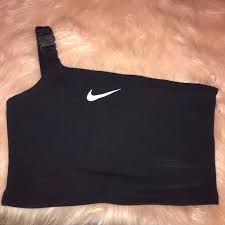 Nike Tops Nike Buckle Strap Reworked Crop Top Poshmark