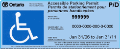 Image result for pictures of disabled parking passes