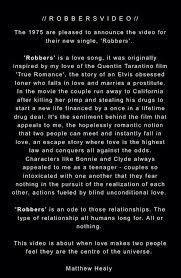 Matty Healy S Explanation Of Robbers The 1975 The 1975 Quotes The 1975 Lyrics