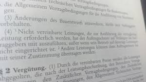 Ist zur kündigung der nebenabrede zum arbeitsvertrag eine schriftl. Dem Auftragnehmer Stehen Im Vob Bauvertrag Nachtragsbearbeitungskosten Zu
