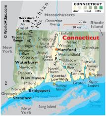 It ranks highly for education, with one of the most educated populations. Connecticut Maps Facts World Atlas