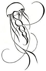 Simple Jellyfish Jellyfish Drawing Jellyfish Art Jellyfish Tattoo