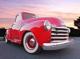 Image result for Red 1950 Truck