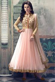 It is paired up with a beautiful santoon bottom and a nice bemberg chiffon dupatta. Partywear Floral Anarkali Gown Carrot Red Silk Fabric Embroidered Gown Style Party Wear Hand Worked Bhaglpuri Digital Printed Gown Jn27 Decoracion De Unas