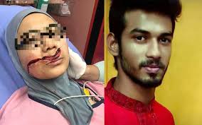 Suspek kes pembunuhan nur surya ismail,19,ditahan,polis ketika memberi keterangan di balai polis telemong jam 8.15 tadi,polis. Bangla Toreh Muka Wanita Malaysia Dipenjara 10 Tahun Sebat Minda Rakyat